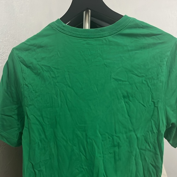 Nike Air Jordan Men's Stretch Logo Short Sleeve T Shirt (Pine Green) DV1445-310 - Picture 3 of 4